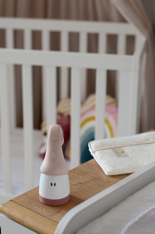 Béaba Pixie Torch 2-in-1 Portable Night Light - Chalk Pink | Major Brand Distributor