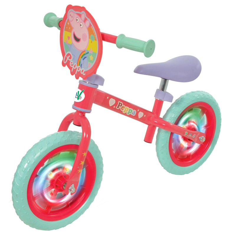 Balance Bike with Light Up Wheels 12" Peppa Pig at Baby Products Wholesaler