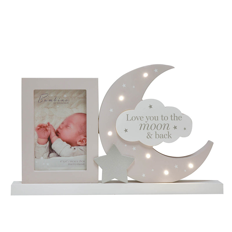 Bambino Light Up Moon Mantel Plaque Frame at Baby Products Wholesaler