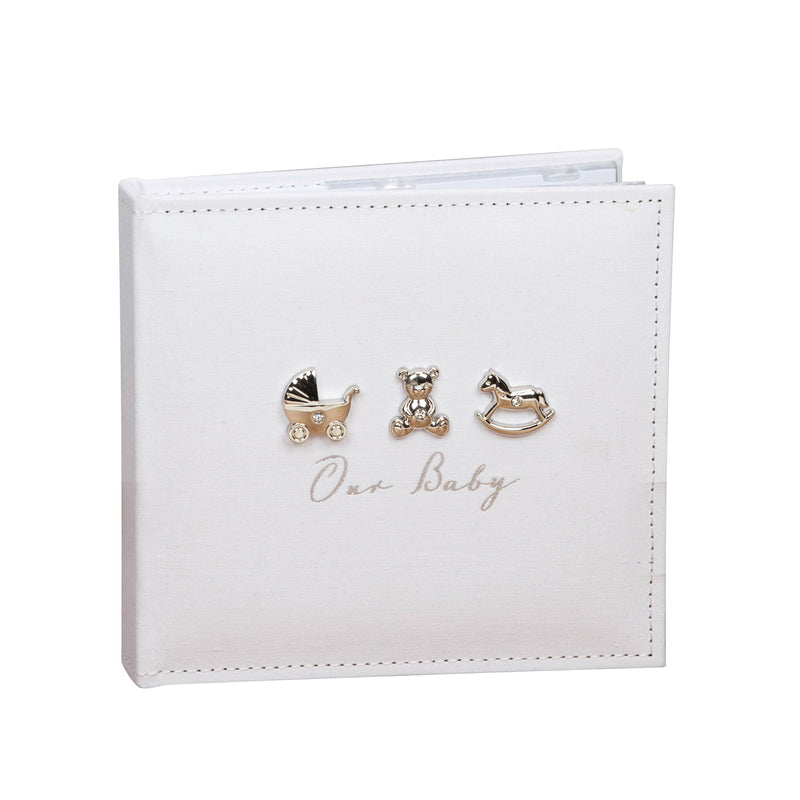 Bambino Our Baby Fabric White Album at Baby Products Wholesaler