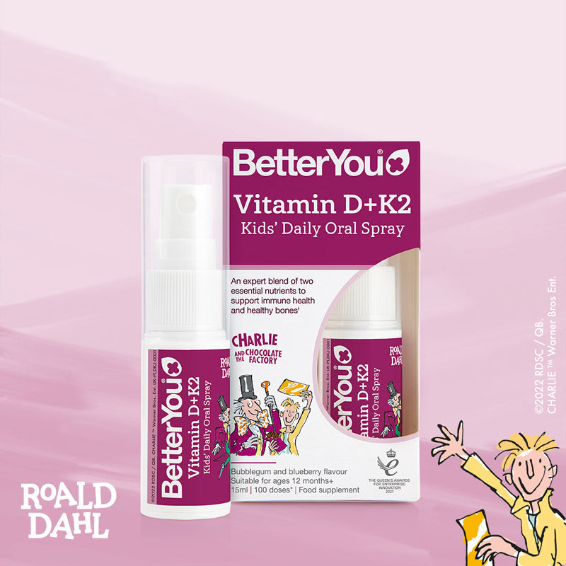 BetterYou Roald Dahl Kids Vitamin D & K2 Spray at Baby Products Wholesaler