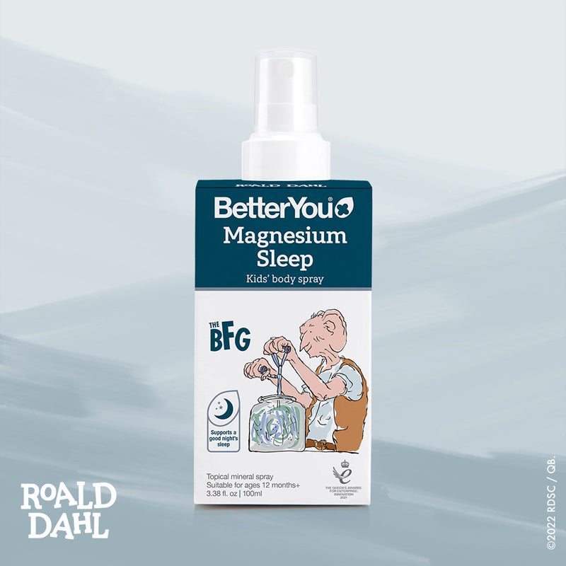 BetterYou Roald Dahl Magnesium Sleep Kids Body Spray at Baby Products Wholesaler
