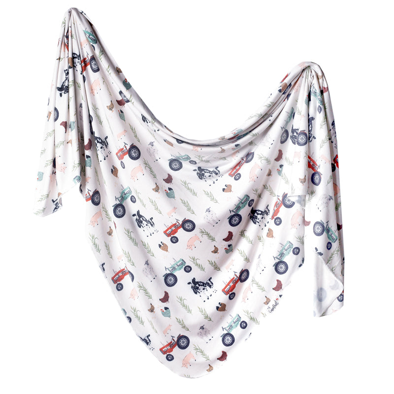 Copper Pearl Knitted Swaddle Blanket Jo at Baby Products Wholesaler