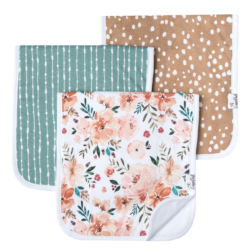 Copper Pearl Premium Burp Cloths Fawn 3Pk at Baby Products Wholesaler
