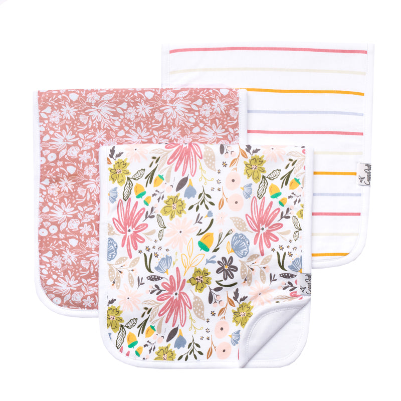 Copper Pearl Premium Burp Cloths Olive 3Pk at Baby Products Wholesaler