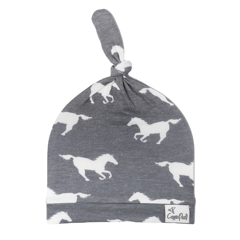 Copper Pearl Top Knot Hat Colt 0-4m at Baby Products Wholesaler