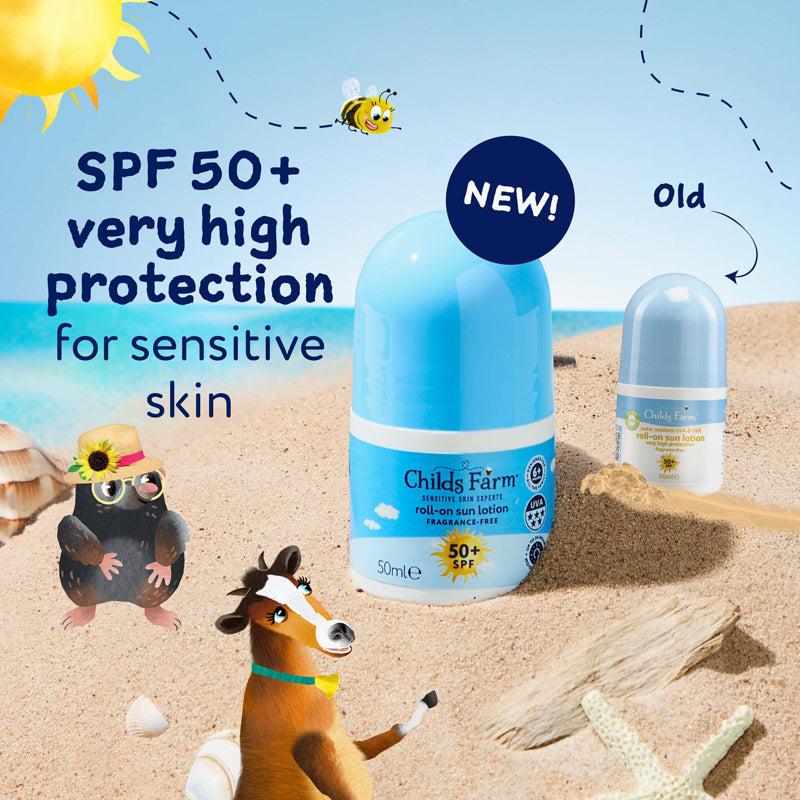 Child's Farm SPF50+ Roll On 50ml l Bulk Buy at Baby Products Wholesaler