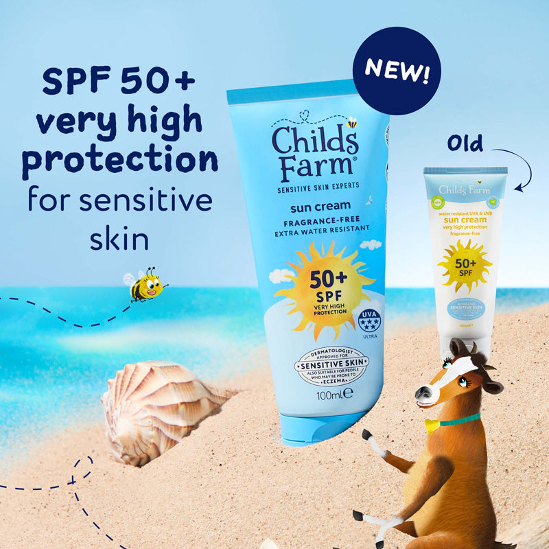 Child's Farm SPF50+ Suncream 100ml l Bulk Buy at Baby Products Wholesaler