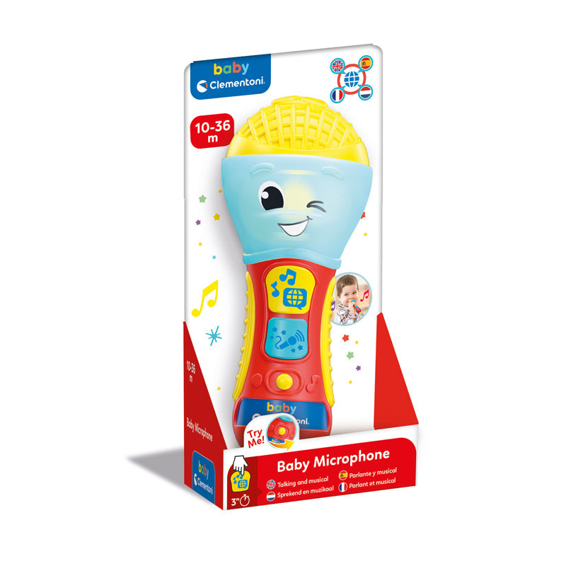 Clementoni Baby Microphone l Bulk Buy at Baby Products Wholesaler