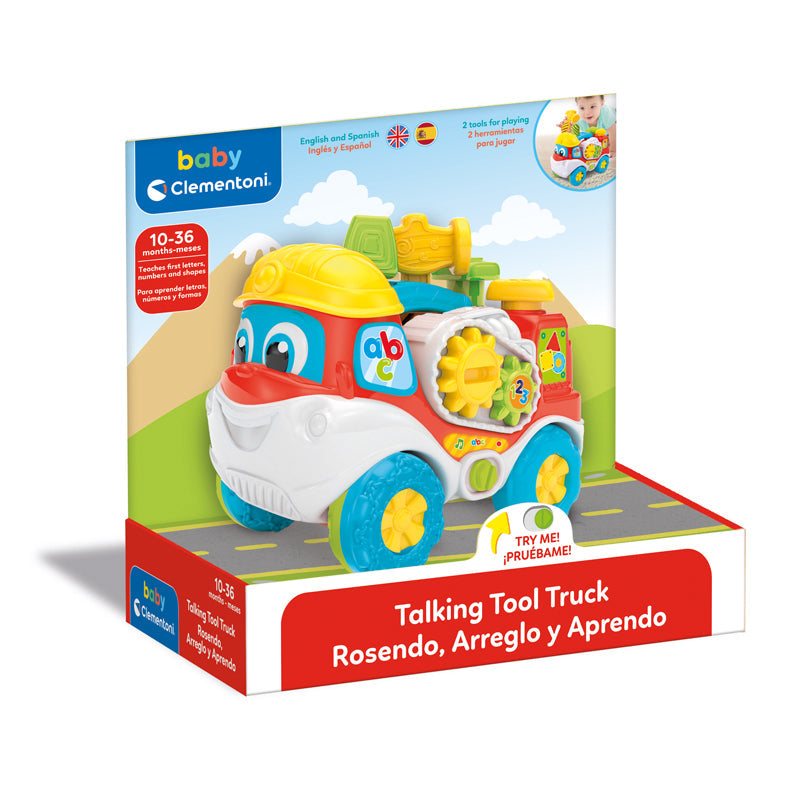 Clementoni Talking Tool Truck l Bulk Buy at Baby Products Wholesaler