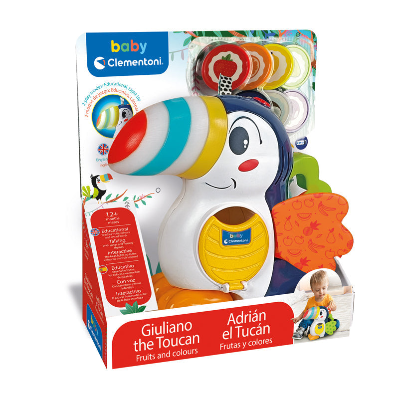 Clementoni Toucan Learning Fruits & Colours l Bulk Buy at Baby Products Wholesaler