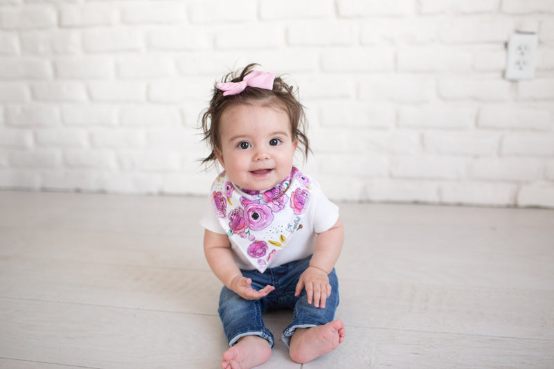 Copper Pearl Bibs Bloom 4Pk l Bulk Buy at Baby Products Wholesaler