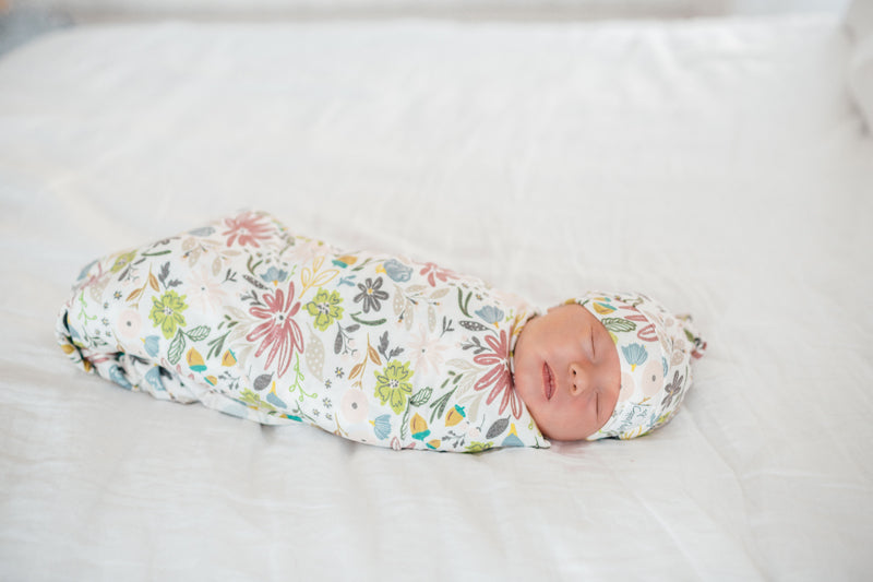 Copper Pearl Knitted Swaddle Blanket Olive l Bulk Buy at Baby Products Wholesaler