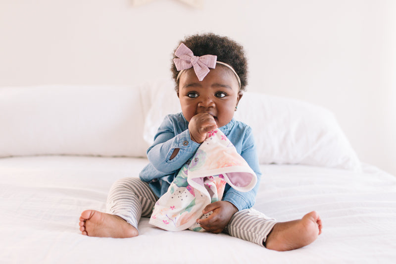 Copper Pearl Lovey 3 Layer Comfort Blanket Bloom 2Pk l Bulk Buy at Baby Products Wholesaler
