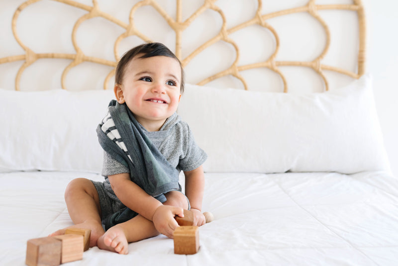 Copper Pearl Lovey 3 Layer Comfort Blanket Hunter 2Pk l Bulk Buy at Baby Products Wholesaler