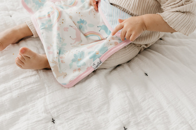Copper Pearl Lovey 3 Layer Comfort Blanket Whimsy 2Pk l Bulk Buy at Baby Products Wholesaler