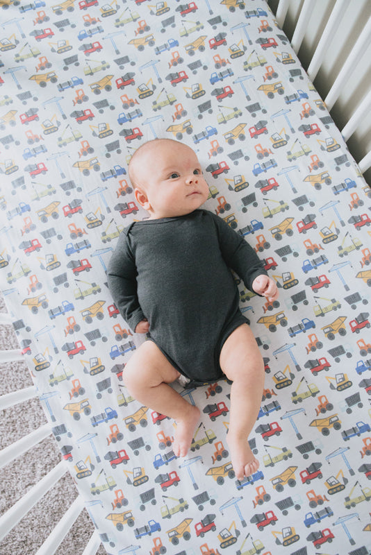 Copper Pearl Premium Elasticised Cot Sheet Diesel l Bulk Buy at Baby Products Wholesaler