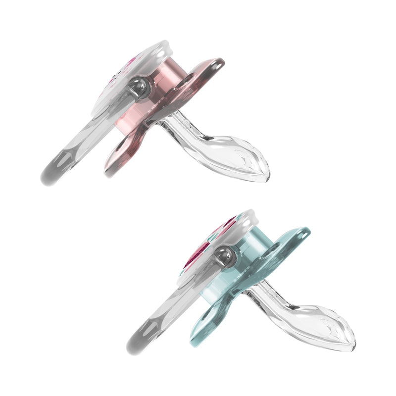 Dr Brown's PreVent Butterfly Soothers Pink 0-6m 2Pk l Bulk Buy at Baby Products Wholesaler