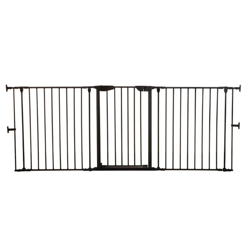 Dreambaby Newport Adapta 3-Panel Gate Black l Bulk Buy at Baby Products Wholesaler