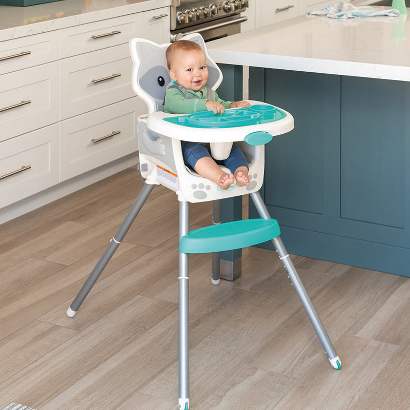 Infantino Grow With Me 4 in 1 Raccoon High Chair l Bulk Buy at Baby Products Wholesaler