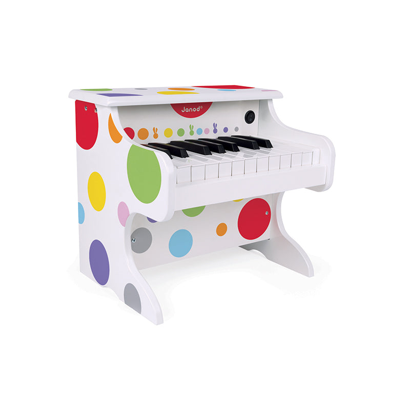 Janod Confetti My First Electronic Piano l Bulk Buy at Baby Products Wholesaler