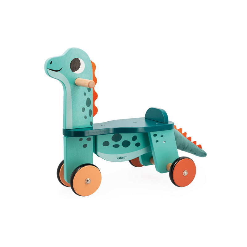 Janod Dino - Ride On Dino Portosaurus l Bulk Buy at Baby Products Wholesaler