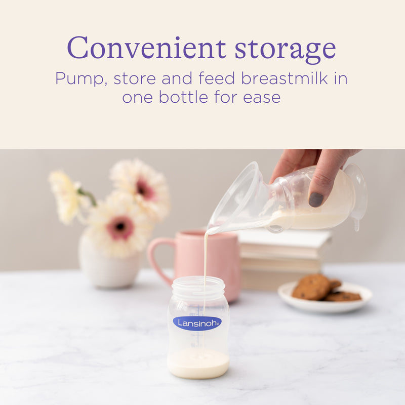 Lansinoh Plastic Milk Storage Bottles 4Pk l Bulk Buy at Baby Products Wholesaler