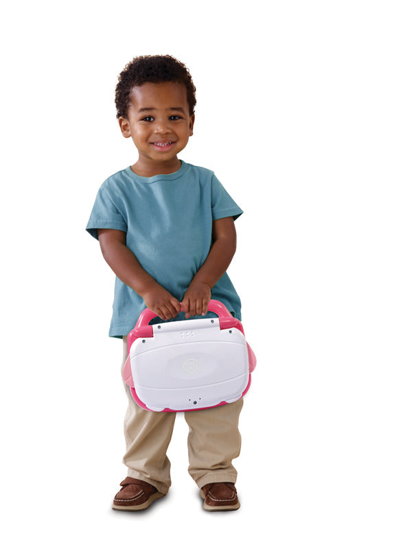 Leap Frog Clic the ABC 123 Laptop pink l Bulk Buy at Baby Products Wholesaler