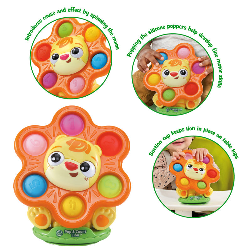 Leap Frog Pop & Count Lion l Bulk Buy at Baby Products Wholesaler