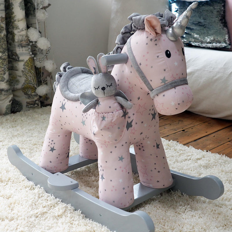 Little Bird Told Me Celeste & Fae Rocking Unicorn 9m+ l Bulk Buy at Baby Products Wholesaler