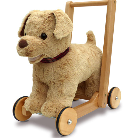 Little Bird Told Me Push Along Dexter Dog l Bulk Buy at Baby Products Wholesaler