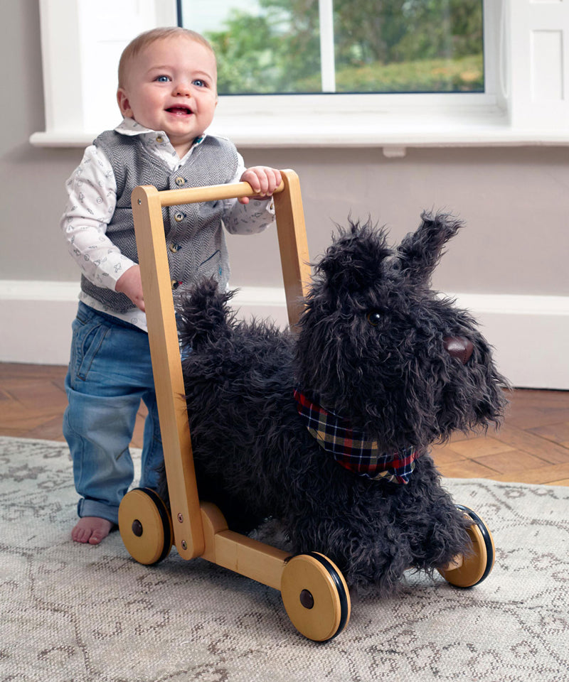 Little Bird Told Me Push Along Scottie Dog l Bulk Buy at Baby Products Wholesaler