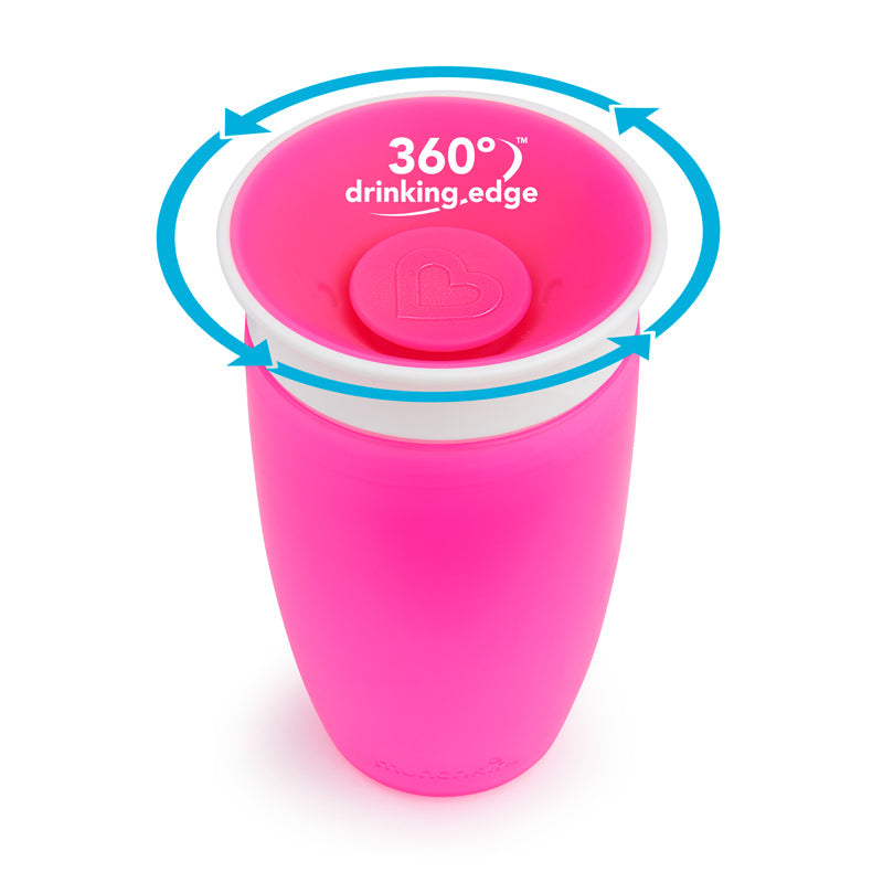 Munchkin Miracle Sippy Cup 10Oz - Pink l Bulk Buy at Baby Products Wholesaler