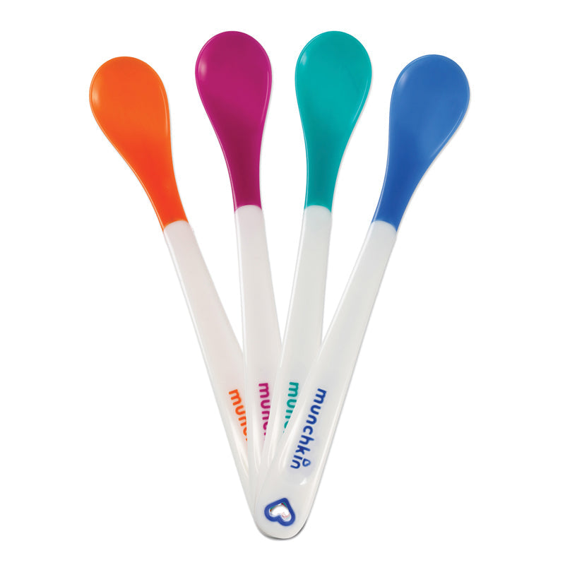 Munchkin White Hot Spoons 4Pk  l Bulk Buy at Baby Products Wholesaler
