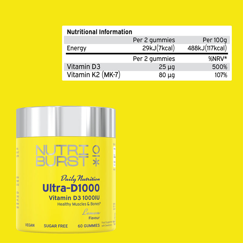 Nutriburst Ultra D3 1000 IU 60s l Bulk Buy at Baby Products Wholesaler
