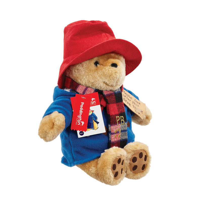Paddington Bear with Scarf Soft Toy 28cm l Bulk Buy at Baby Products Wholesaler