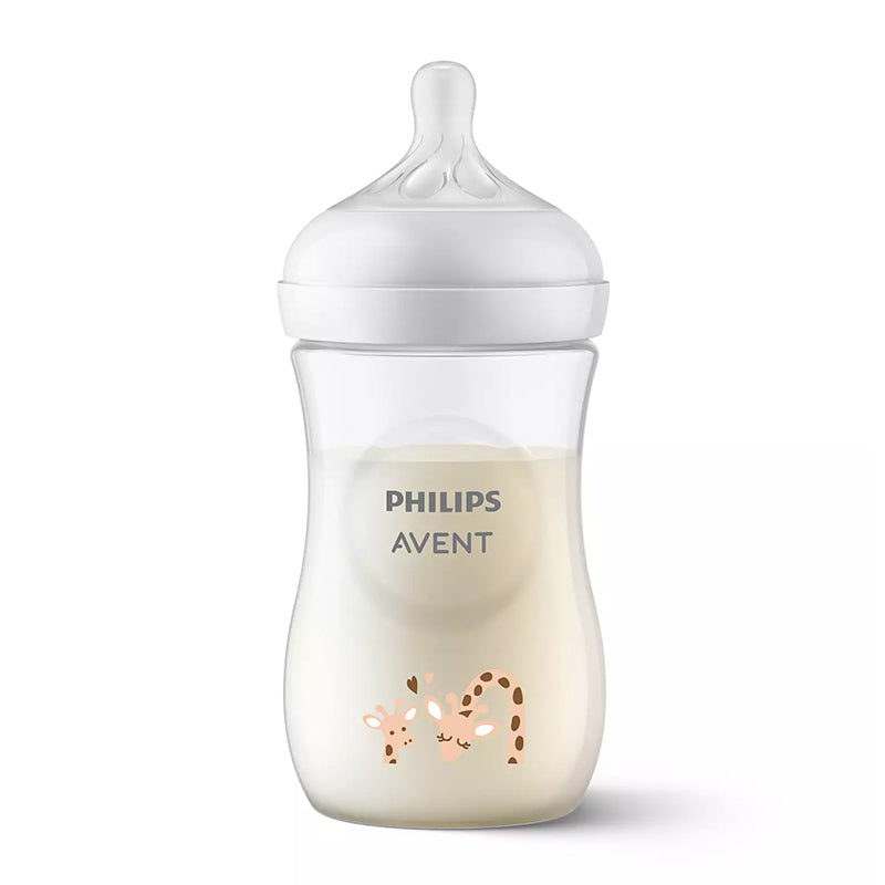 Philips Avent Natural Response 3.0 Bottle Giraffe 260ml l Bulk Buy at Baby Products Wholesaler