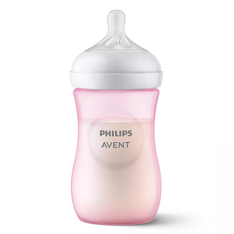 Philips Avent Natural Response 3.0 Bottle Pink 260ml l Bulk Buy at Baby Products Wholesaler