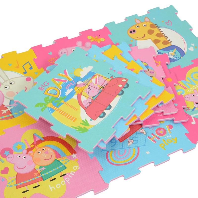 Playmat 12pc Peppa Pig l To Source at Baby Products Wholesaler