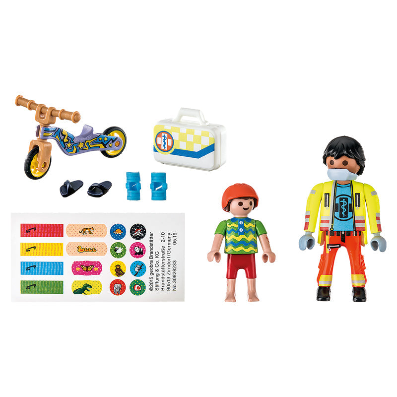 Playmobil Rescue - Paramedic with Patient l Bulk Buy at Baby Products Wholesaler