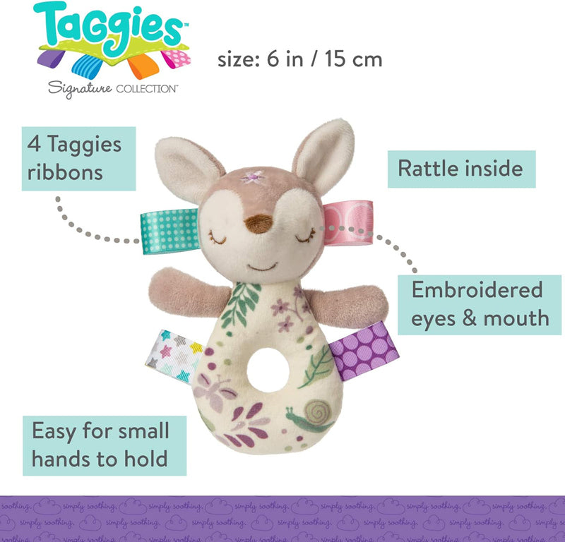 Taggies Flora Fawn Rattle l B2B Distributor | Baby Products Wholesaler