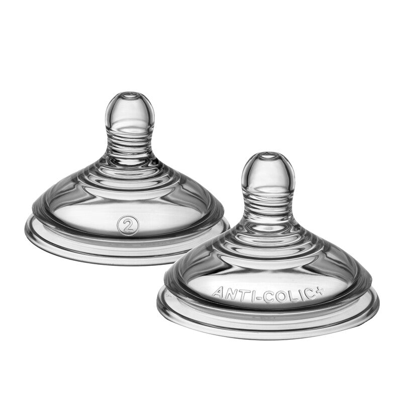 Tommee Tippee Advanced Anti-Colic Teat Medium Flow 2Pk l Bulk Buy at Baby Products Wholesaler