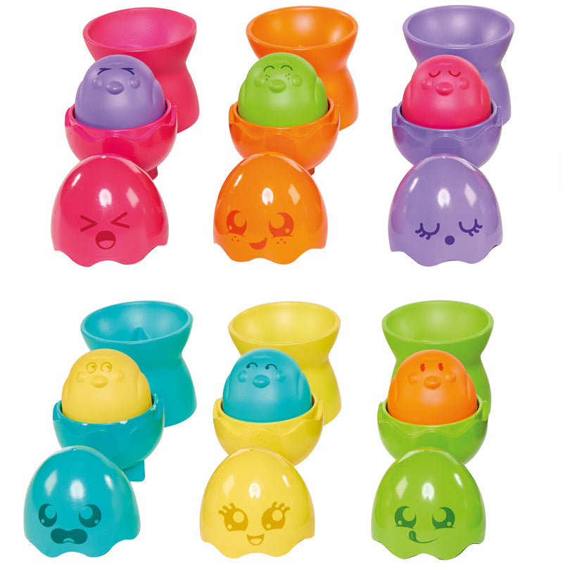 Tomy Hide & Squeak Egg Stackers l Bulk Buy at Baby Products Wholesaler