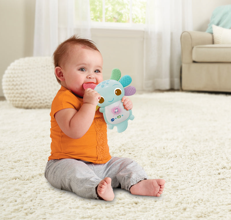 VTech Rainbow Colours Musical Axolotl Teether Blue l Source at Baby Products Wholesaler