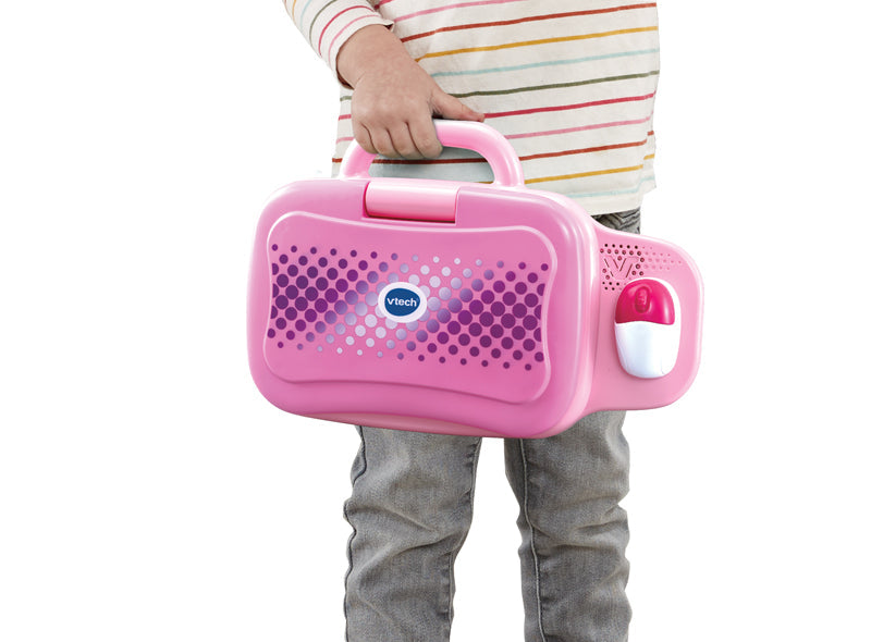 VTech Toddler Tech Laptop pink l Bulk Buy at Baby Products Wholesaler