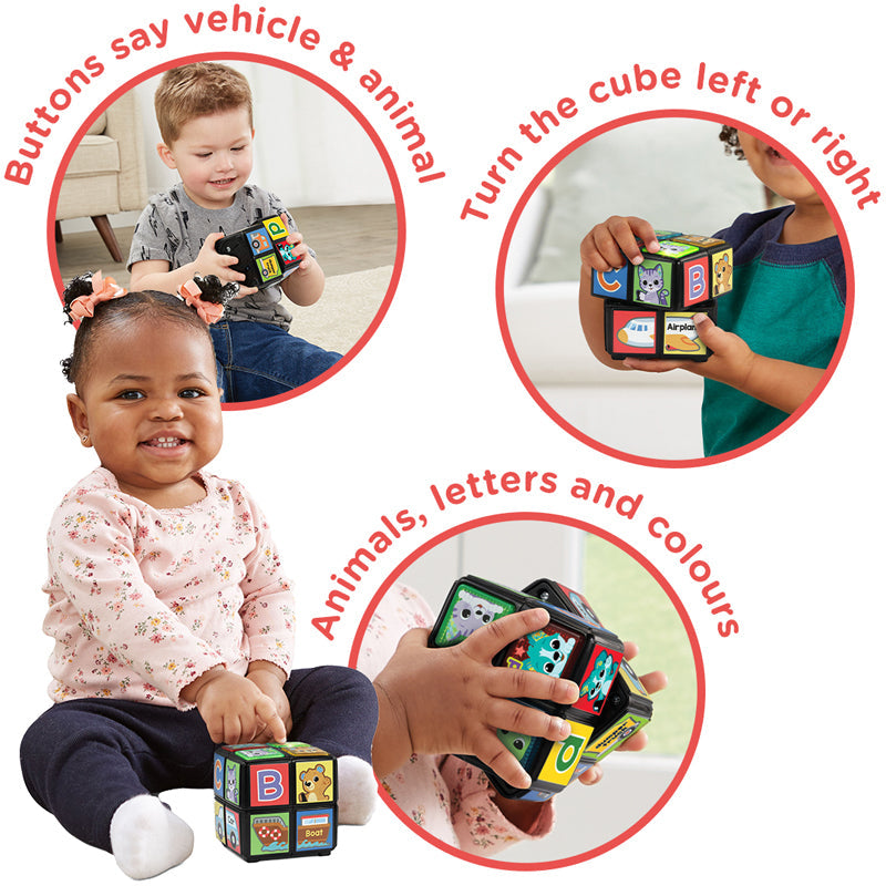 VTech Twist & Teach Animal Cube l Bulk Buy at Baby Products Wholesaler