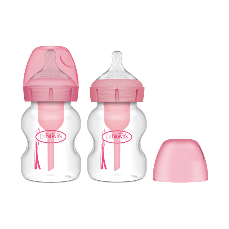 Dr Brown's Options+ Bottle Pink 150ml 2Pk at Baby Products Wholesaler