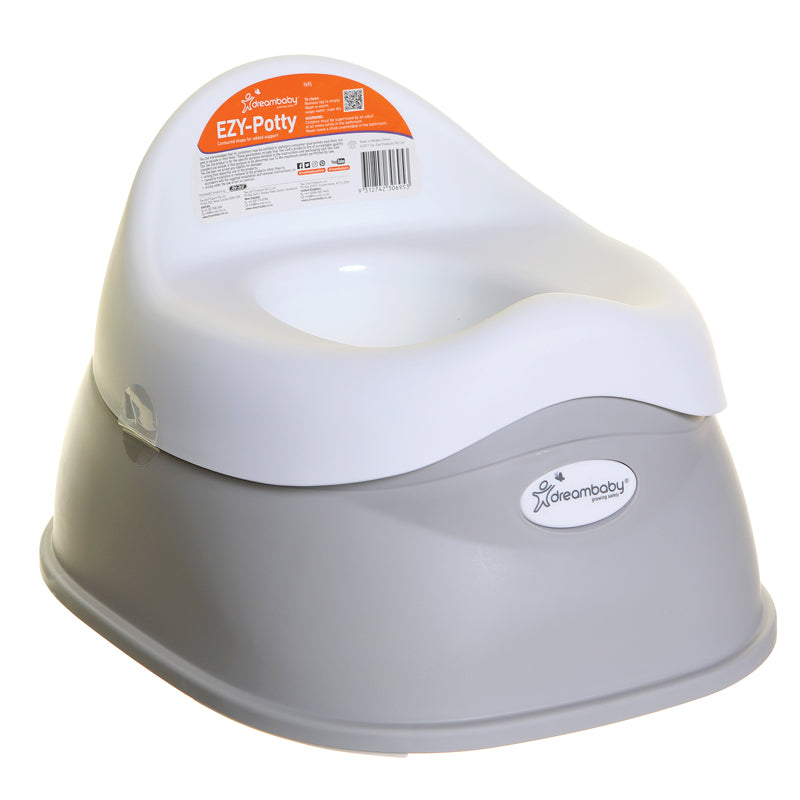 Dreambaby New Ezy Potty Grey/White at Baby Products Wholesaler