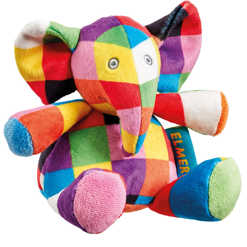 Elmer Plush Bean Rattle 12cm at Baby Products Wholesaler