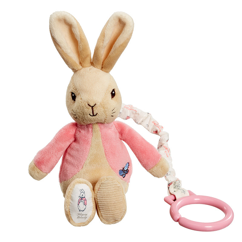Flopsy Bunny Jiggle Attachable Toy 21cm at Baby Products Wholesaler